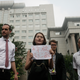 In August 2016 the wife of a prominent human rights lawyer, accompanied by foreign diplomats, protested outside the Tianjin court where he was being tried.